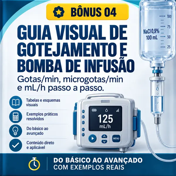 Guia Visual de Gotejamento e Infusão (Consulta Rápida & Aprofundamento)